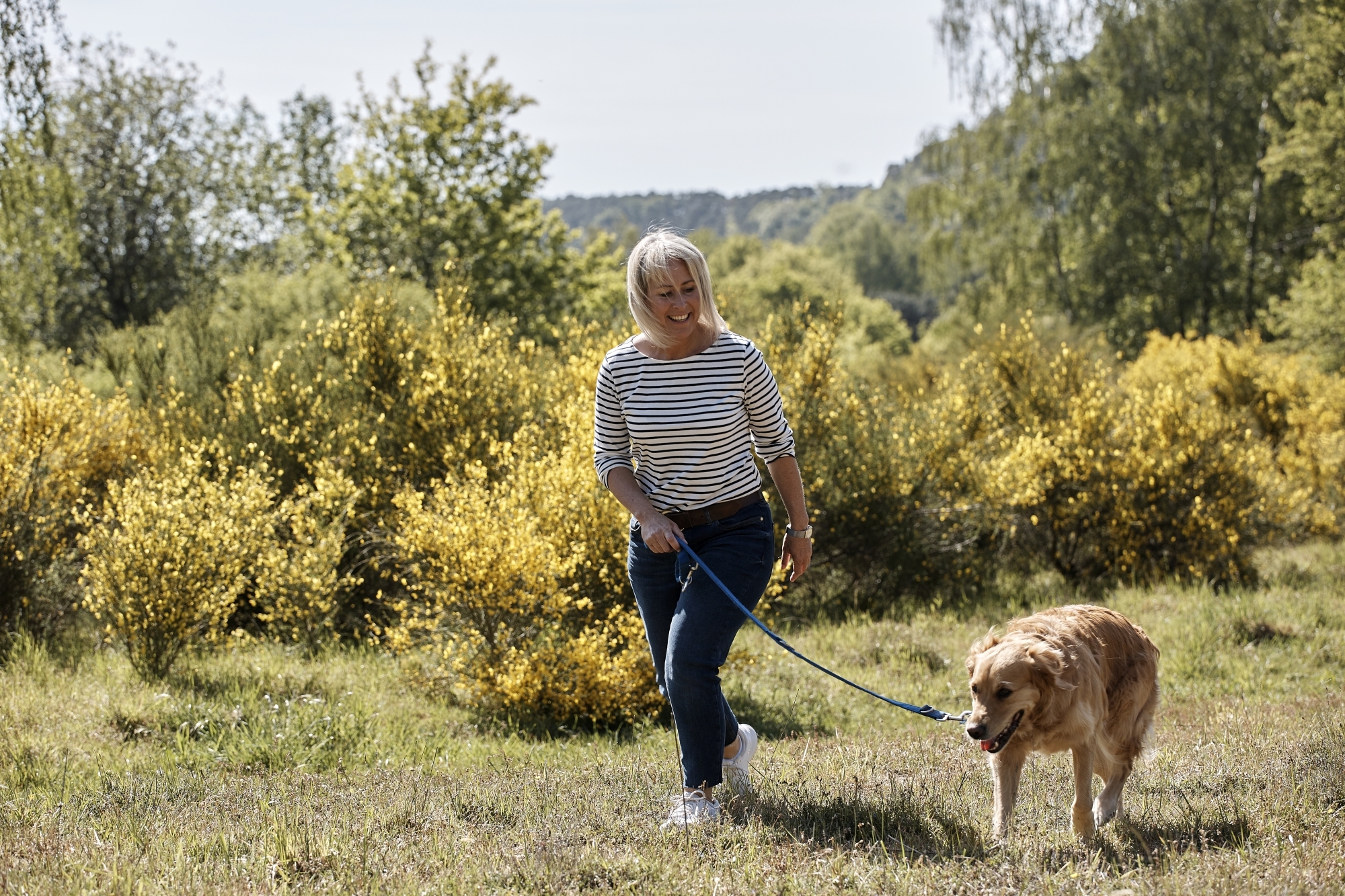 Landrätin Dr. Susanne Ganster ist oft mit ihrem Hund im Pfälzerwald unterwegs