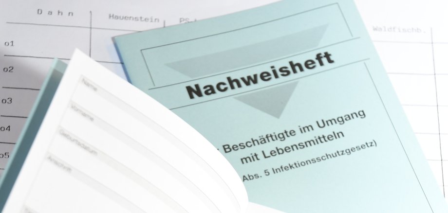 Nachweisheft für die IfsG-Belehrung