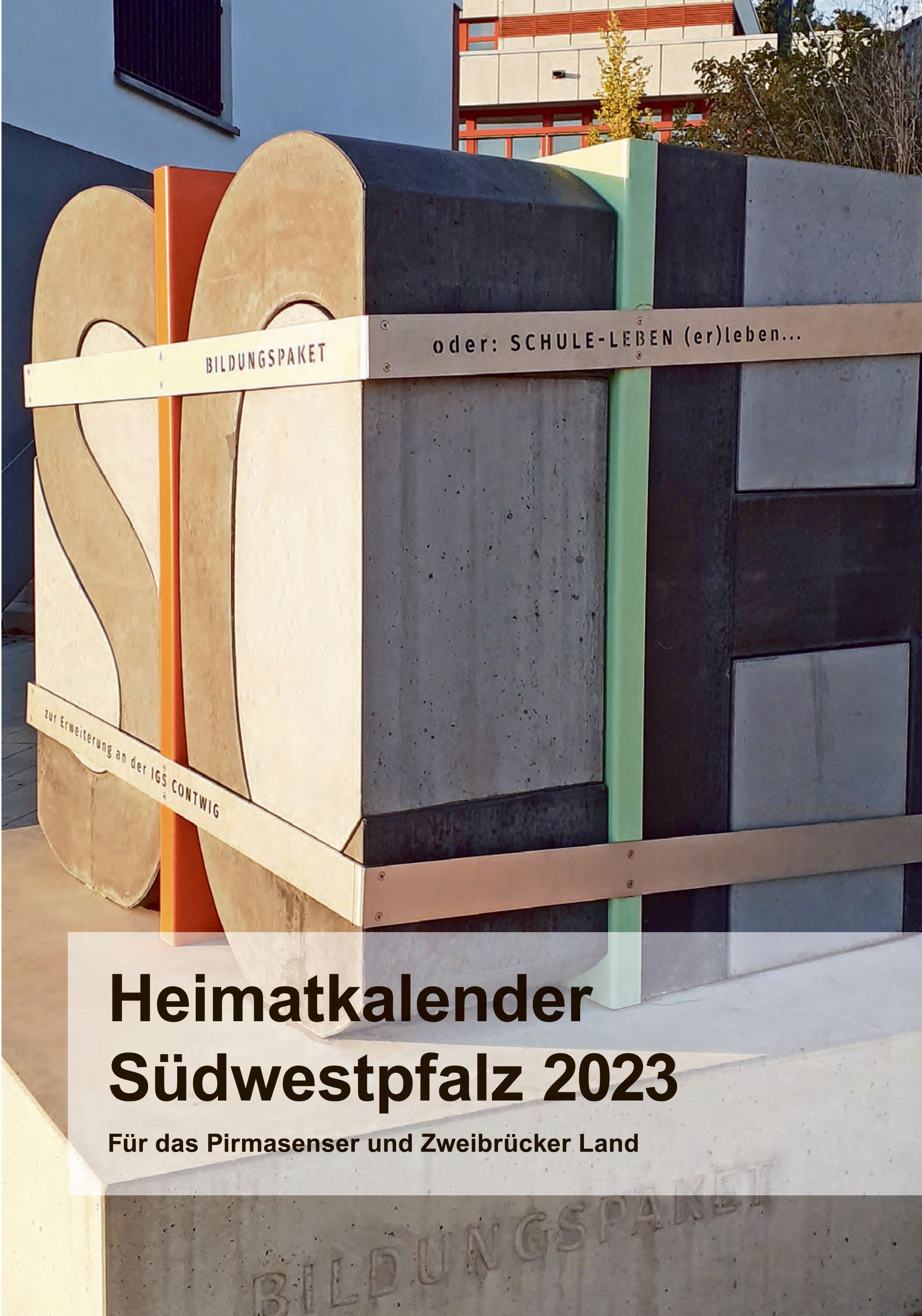 Heimatkalender2023 Umschlag IGS Contwig Bildungspaket