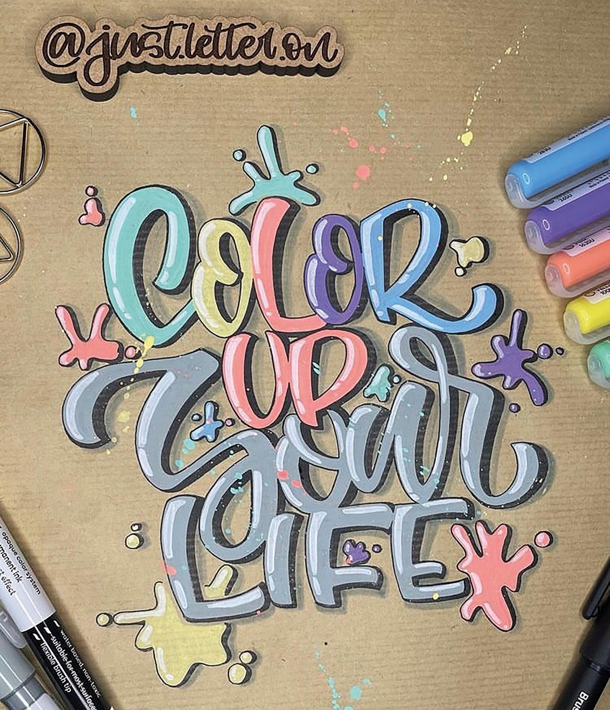 Handlettering von Julia Westenweller, @just.letter.on