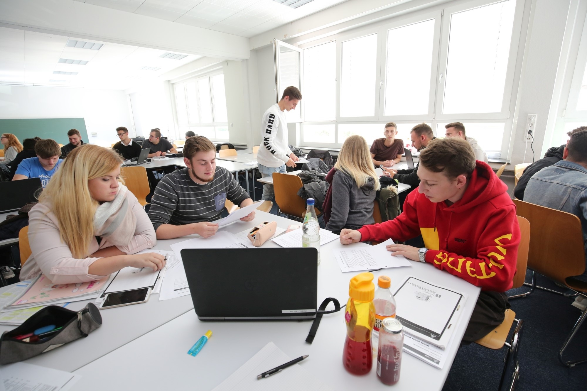 BBS-Schüler beim Managementplanspiel