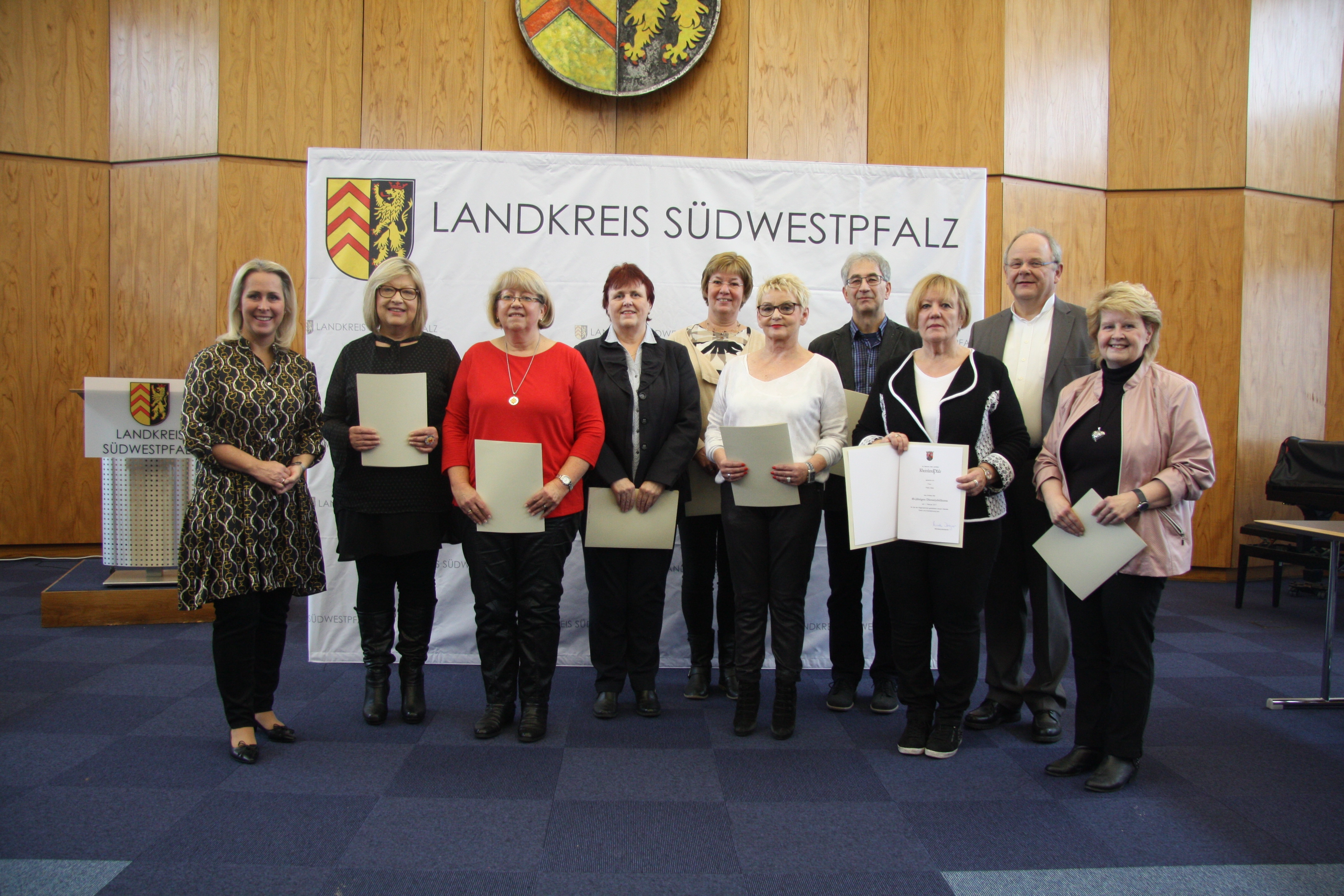 Jubilare mit 25jährigen Dienstjubiläum