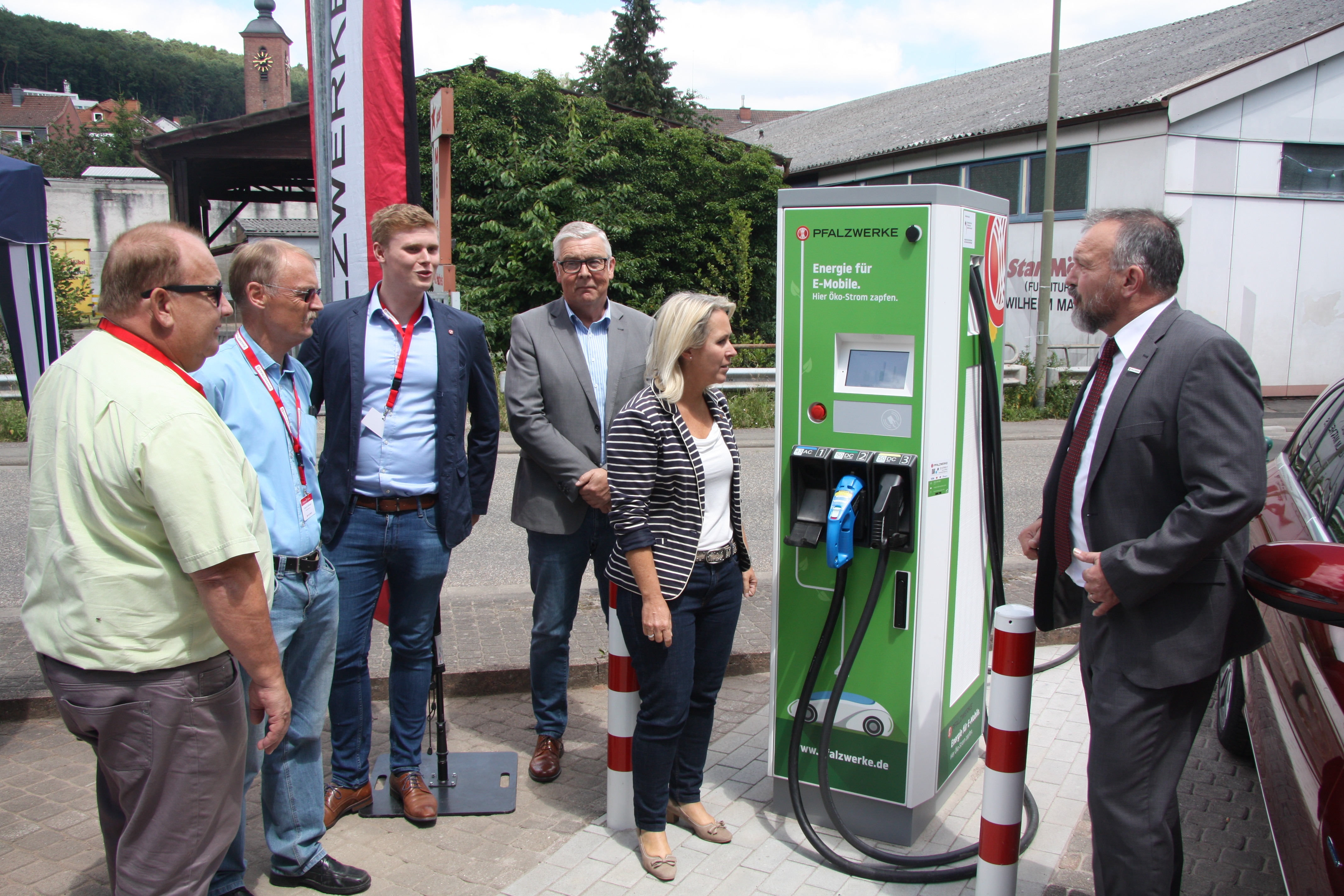 2018 in Betrieb genommen: Elektro-Ladesäule in Rodalben