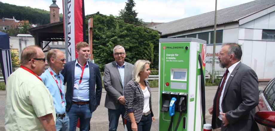 2018 in Betrieb genommen: Elektro-Ladesäule in Rodalben