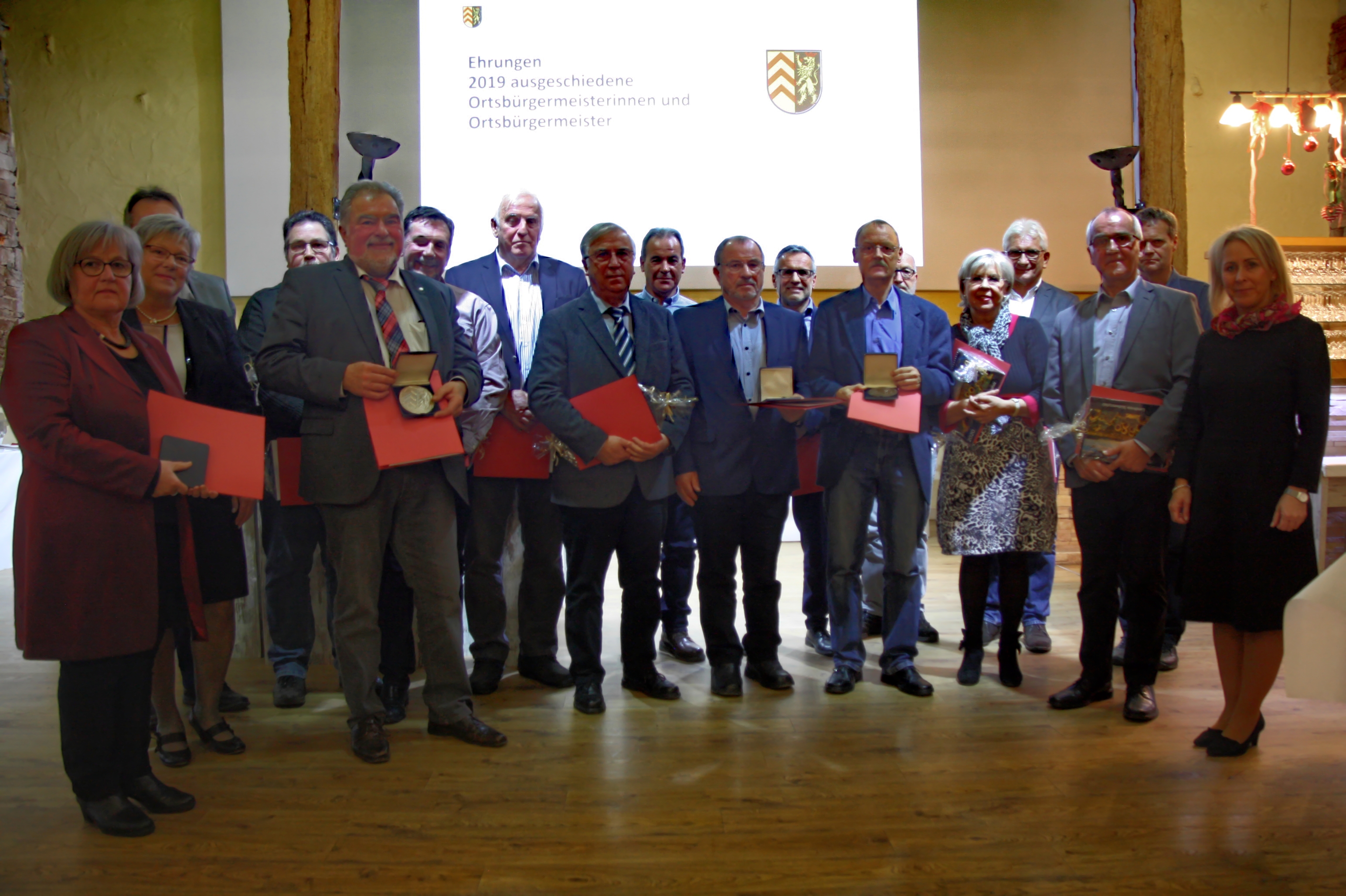 Ehrungen ausgeschiedene Ortsbürgermeister