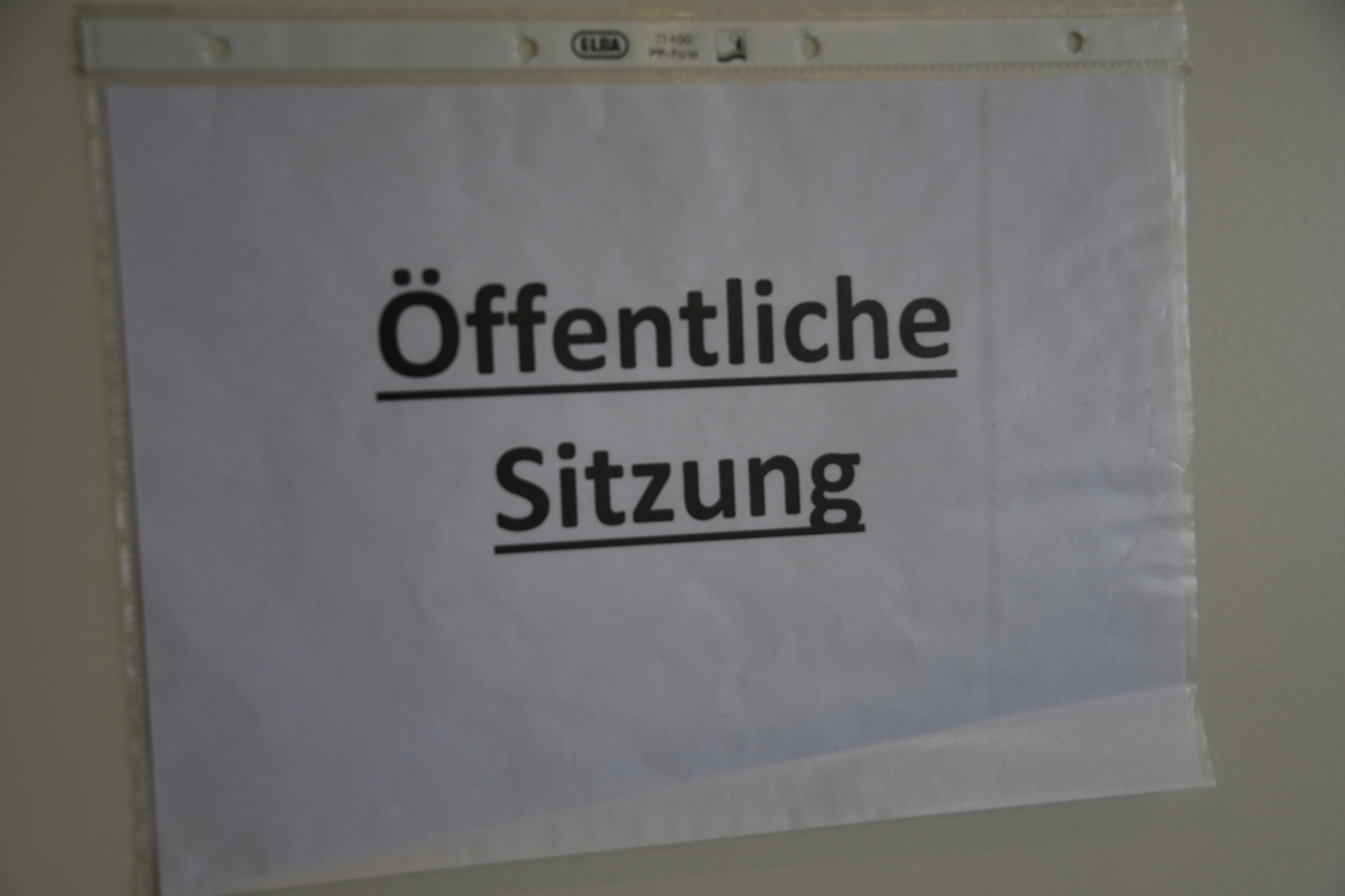 Öffentliche Sitzung
