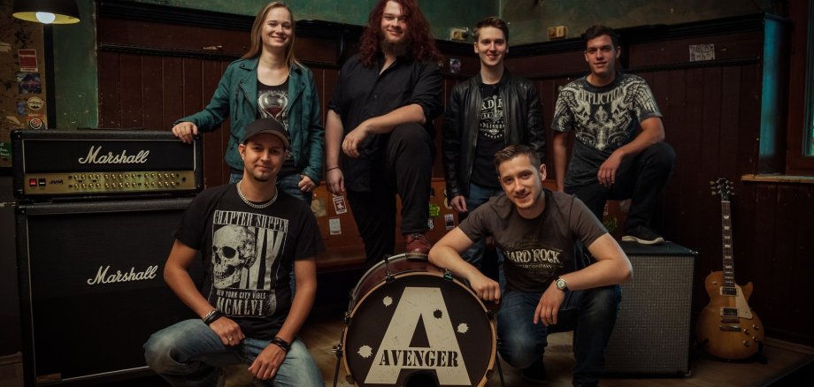 Die Rockband Avenger - ein Kind der Kreismusikschule