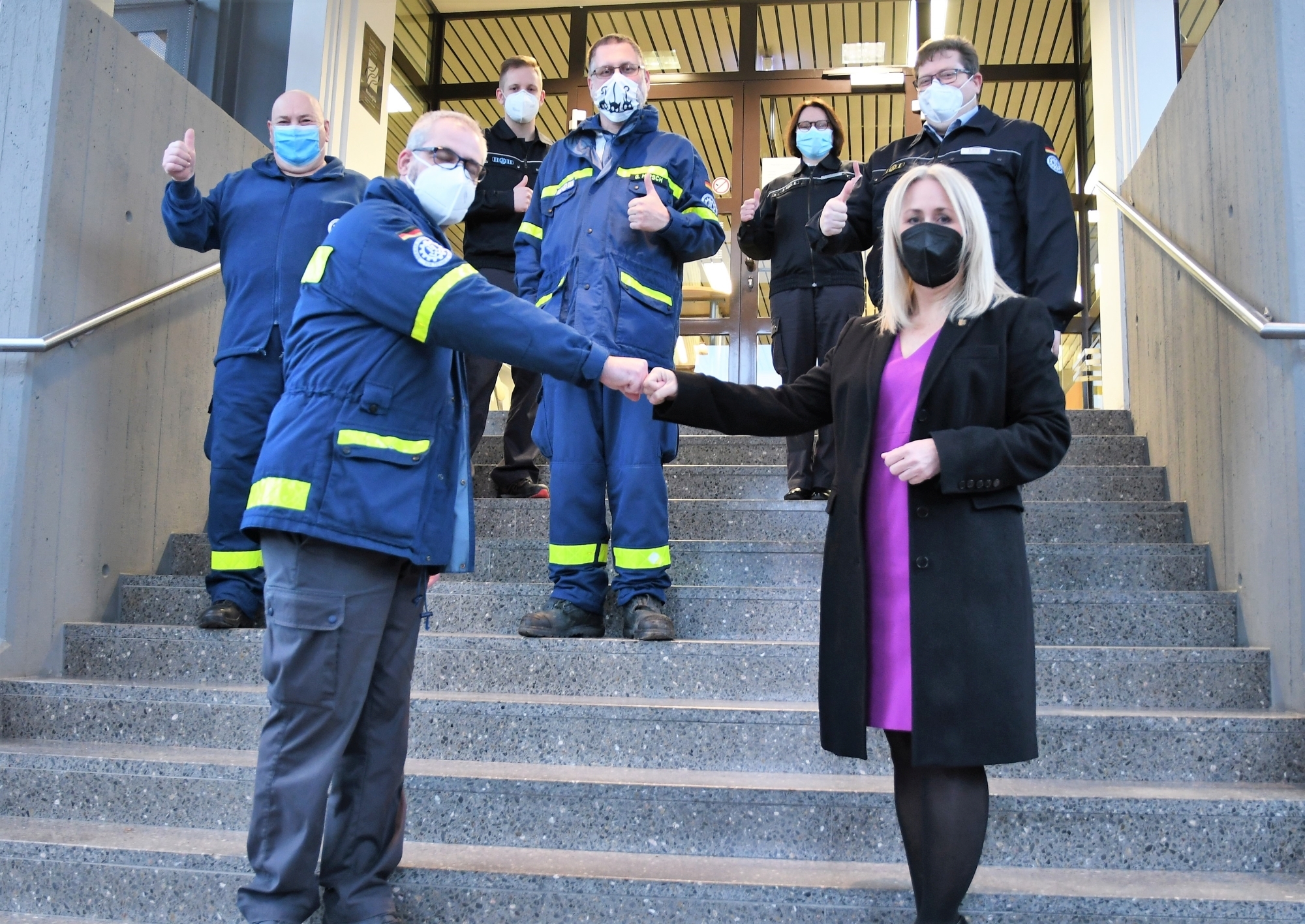 Das THW im Gesundheitsamt der Kreisverwaltung