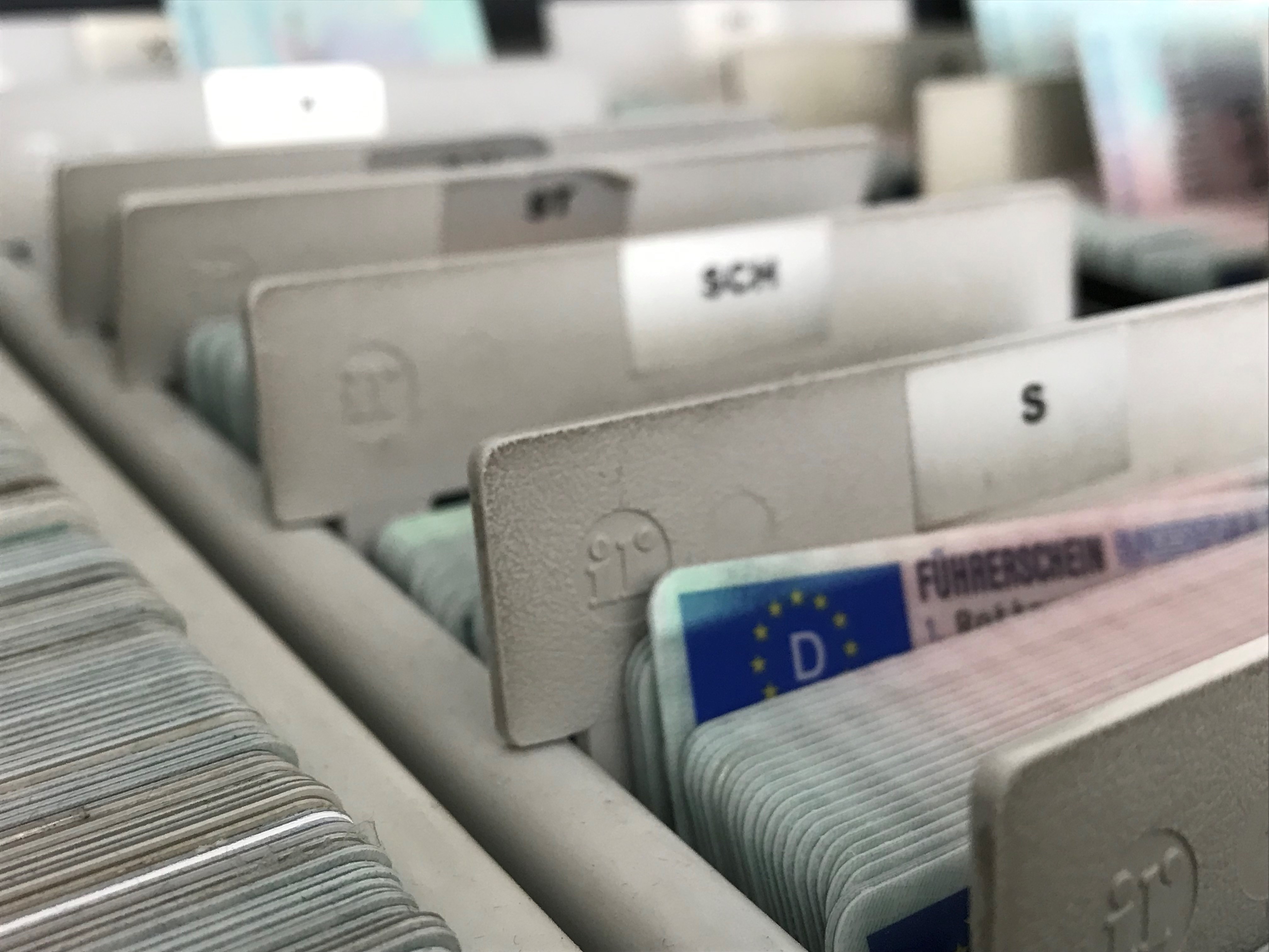 Führerscheine zur Ausgabe