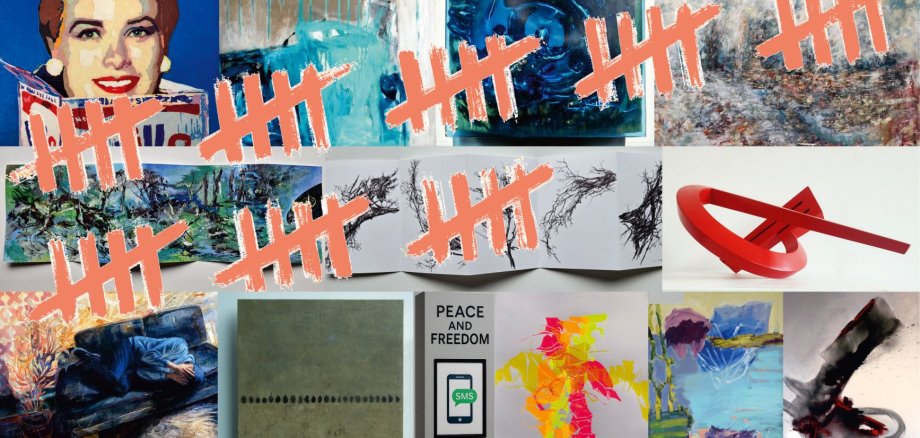 Ausgestellte Werke zum 40. Jubiläum